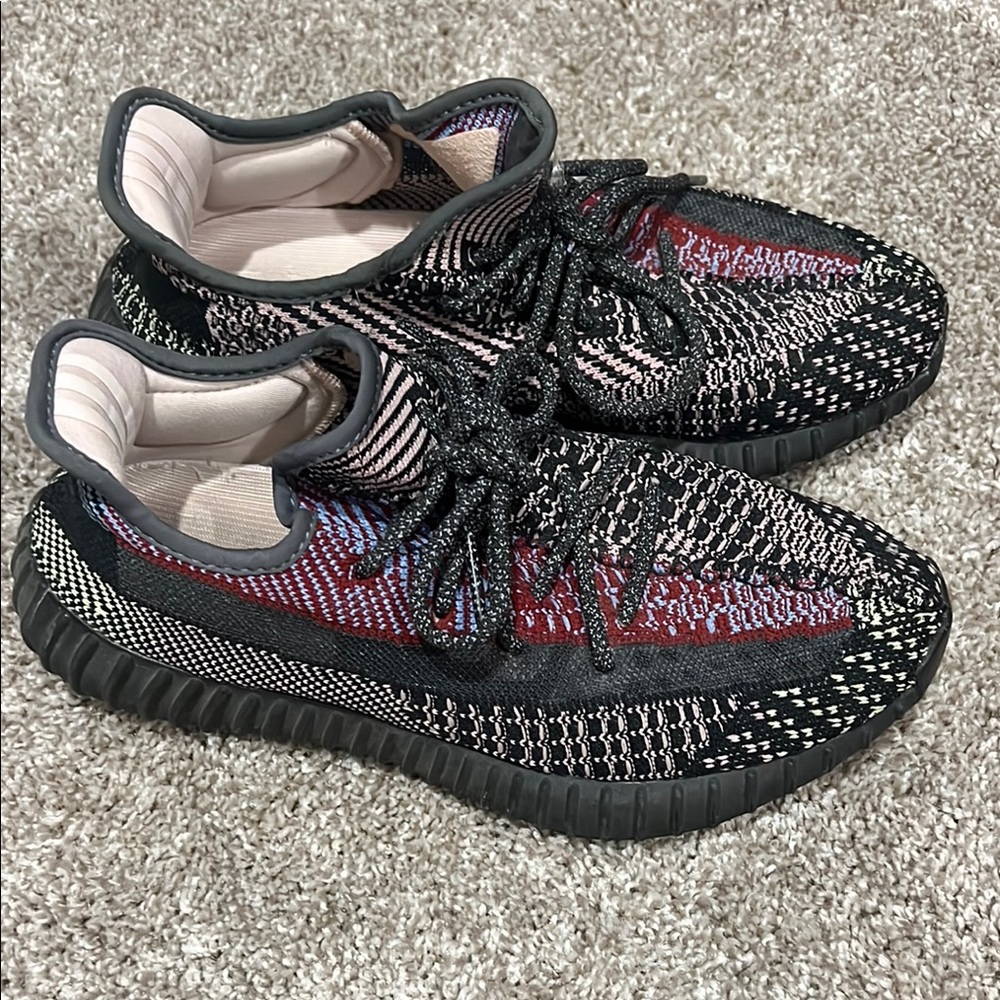 Yeezy Multicolor Knit Sneakers
